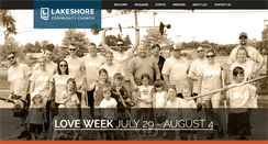 Desktop Screenshot of lakeshorechurch.org