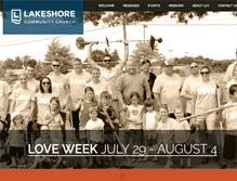 Tablet Screenshot of lakeshorechurch.org