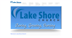 Desktop Screenshot of lakeshorechurch.com